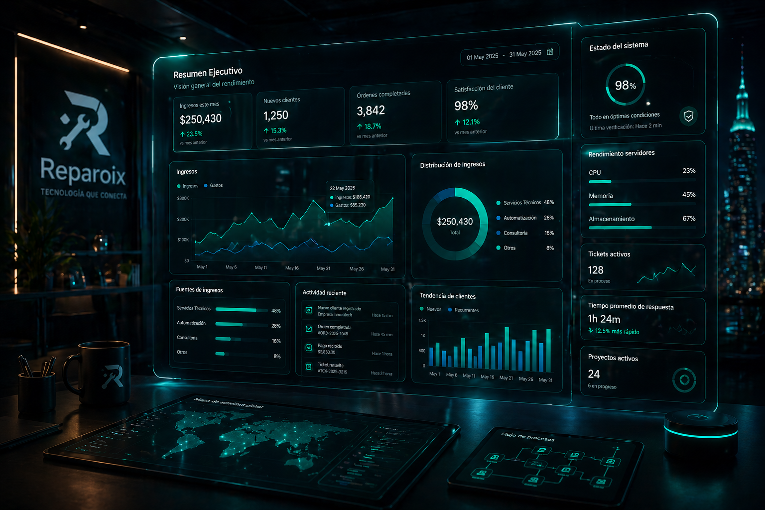 Dashboards y paneles