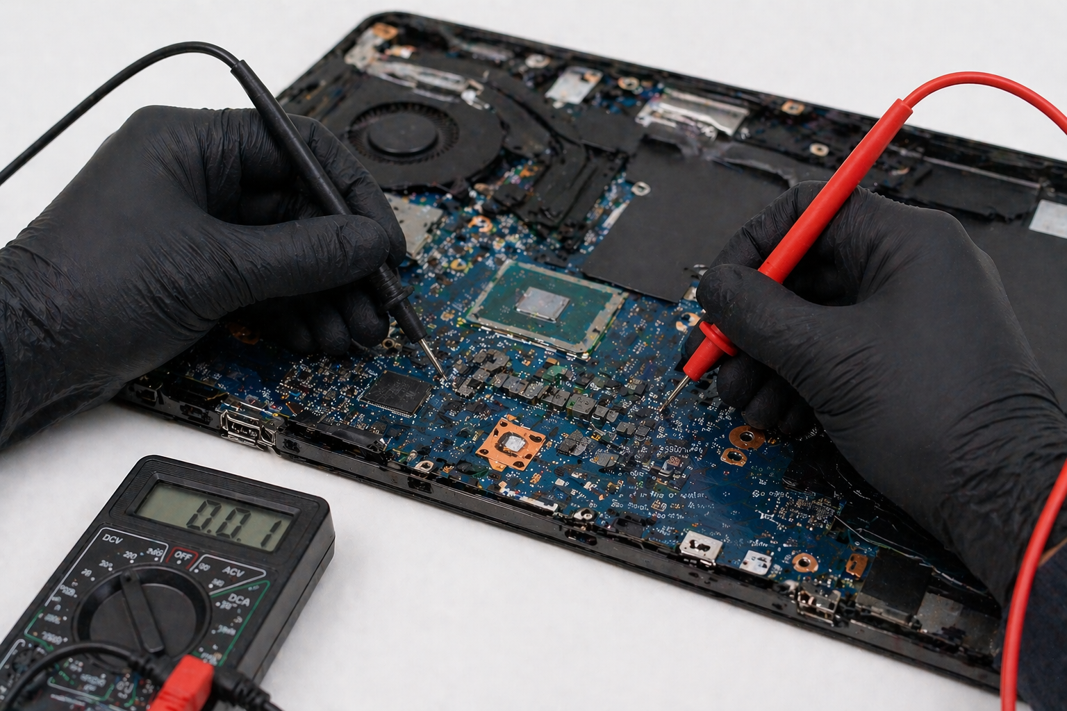 Reparación de placa base